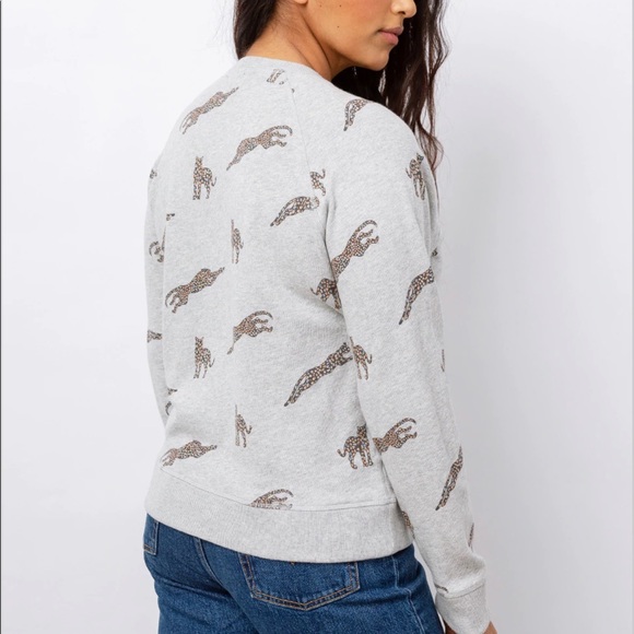 NEW • Rails • Jaguar Heather Gray Crew Neck Sweatshirt XS Womens - Picture 2 of 5